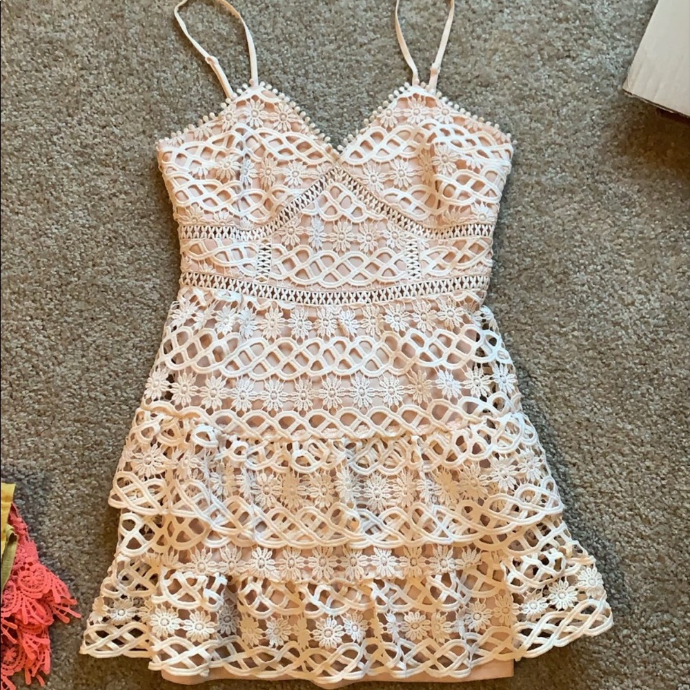 Lulus Cream Dress